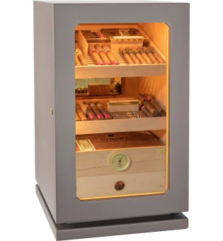 adorini Humidor Lumina Grande Deluxe hellgrau