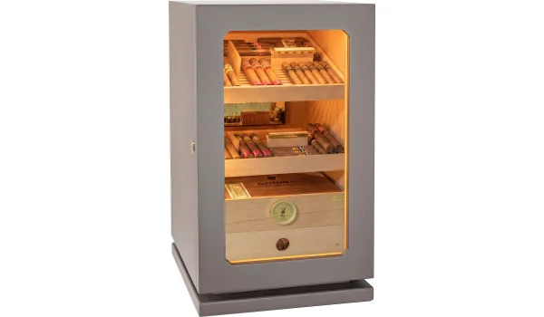 adorini Humidor Lumina Grande Deluxe hellgrau Foto 16