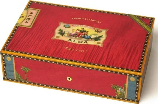 Elie Bleu Humidor 'Alba' Platane in rot